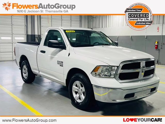 2020 Bright White Clearcoat Ram 1500 Classic Tradesman RWD Truck