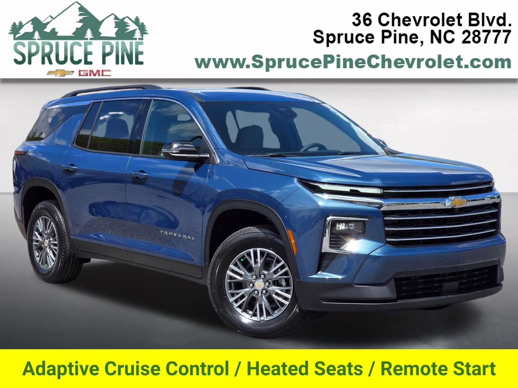 2026 Lakeshore Blue Metallic Chevrolet Traverse LT FWD SUV