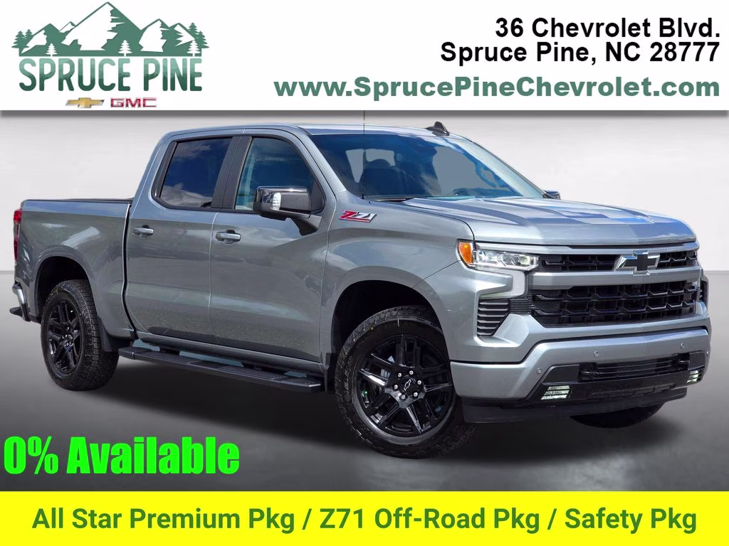 2026 Sterling Gray Metallic Chevrolet Silverado 1500 RST 4X4 Truck