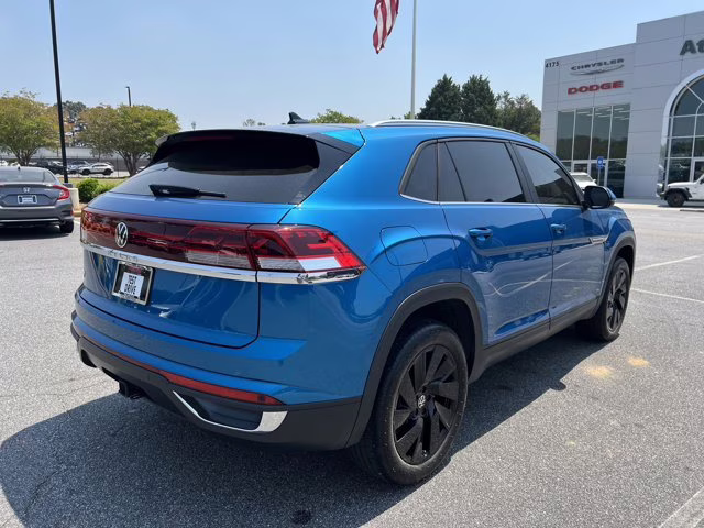 2024 Kingfisher Blue Metallic Volkswagen Atlas Cross Sport 2.0T SE w/Technology FWD SUV