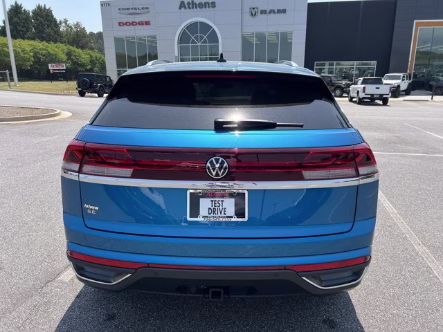 2024 Kingfisher Blue Metallic Volkswagen Atlas Cross Sport 2.0T SE w/Technology FWD SUV