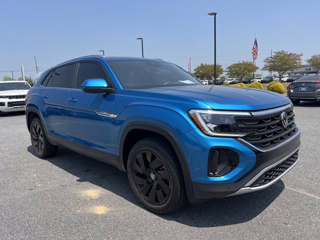 2024 Kingfisher Blue Metallic Volkswagen Atlas Cross Sport 2.0T SE w/Technology FWD SUV