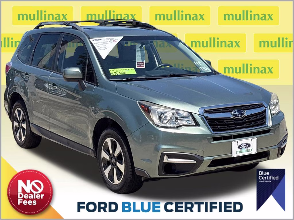 2018 Jasmine Green Metallic Subaru Forester 2.5i Premium AWD SUV
