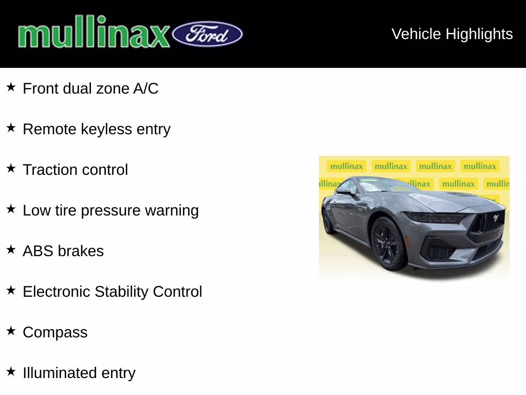 2026 Carbonized Gray Metallic Ford Mustang GT RWD Coupe