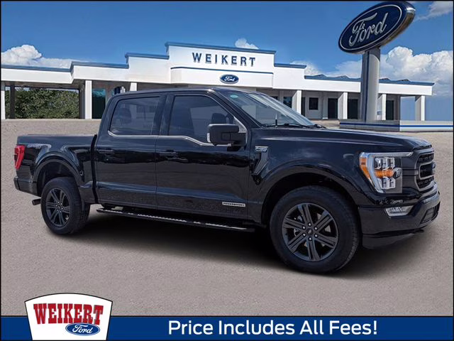2023 Black Metallic Ford F-150 XLT 4X4 Truck