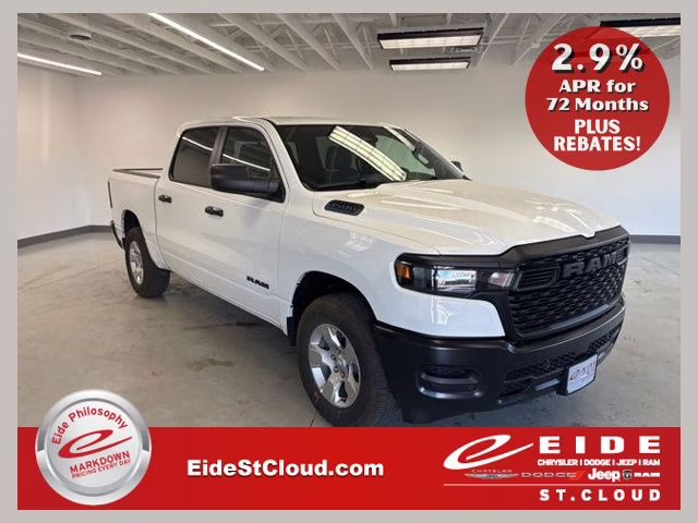 2026 Bright White Clearcoat Ram 1500 Tradesman 4X4 Truck