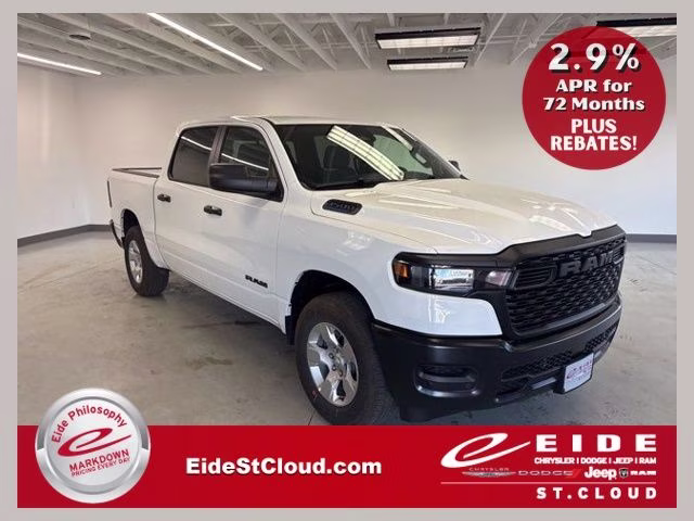 2026 Bright White Clearcoat Ram 1500 Tradesman 4X4 Truck