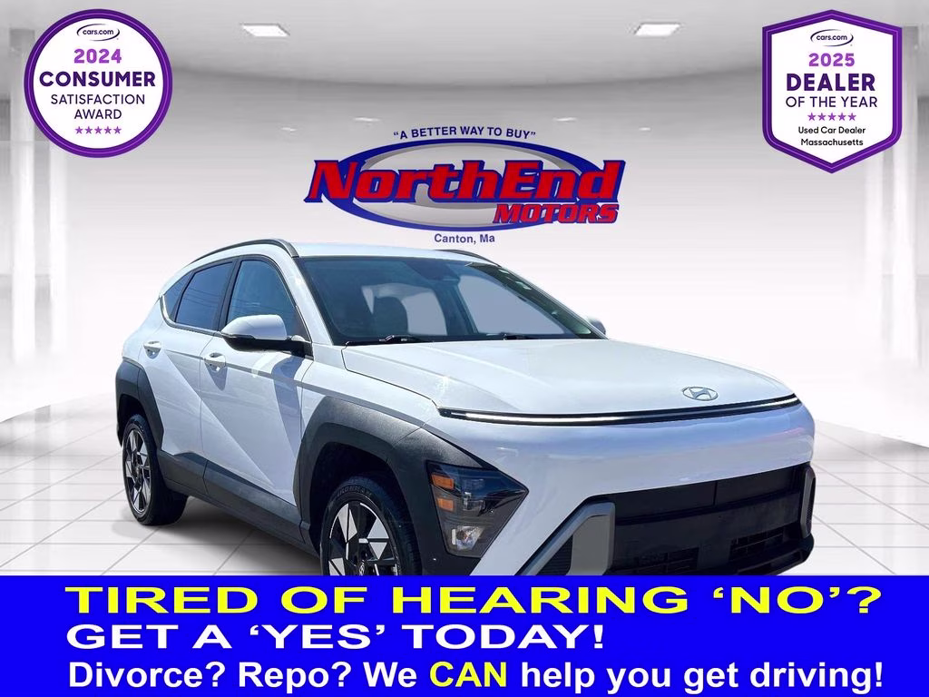 2024 Atlas White Hyundai Kona SEL AWD SUV