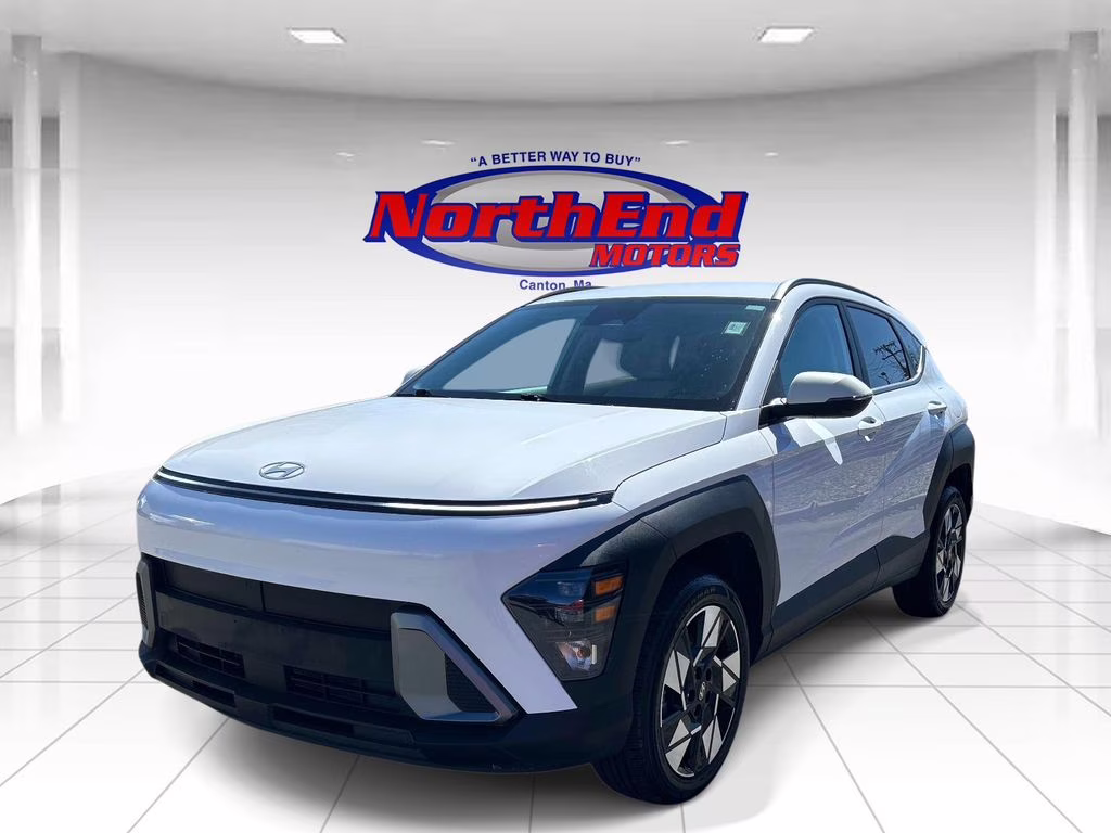 2024 Atlas White Hyundai Kona SEL AWD SUV