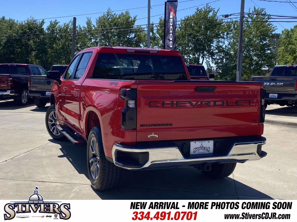 2022 Red Hot Chevrolet Silverado 1500 LTD LT 4X4 Truck