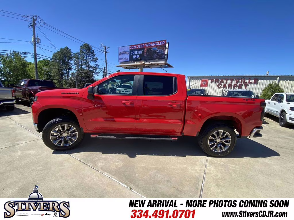 2022 Red Hot Chevrolet Silverado 1500 LTD LT 4X4 Truck