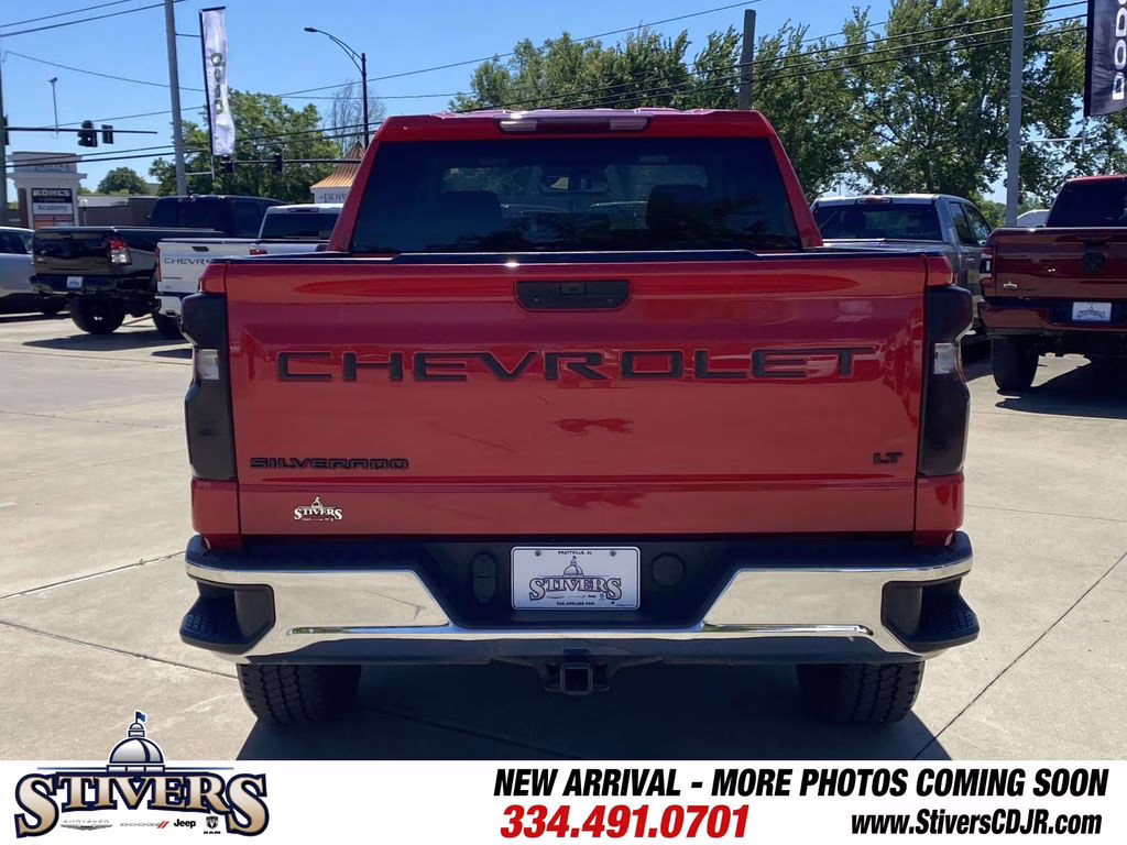 2022 Red Hot Chevrolet Silverado 1500 LTD LT 4X4 Truck