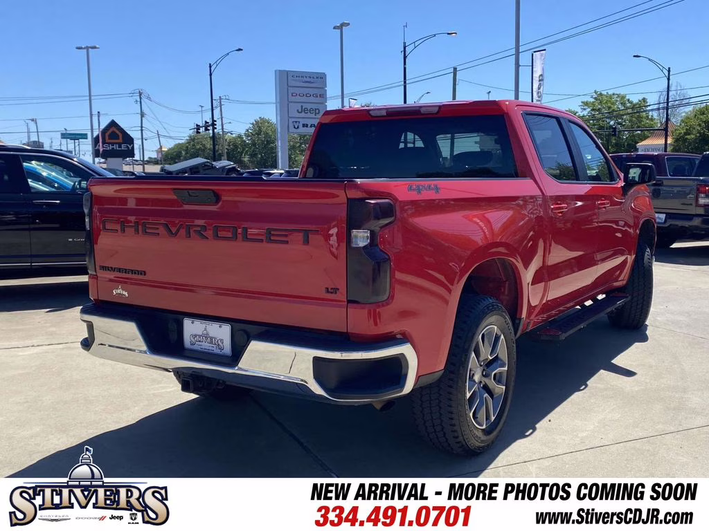 2022 Red Hot Chevrolet Silverado 1500 LTD LT 4X4 Truck
