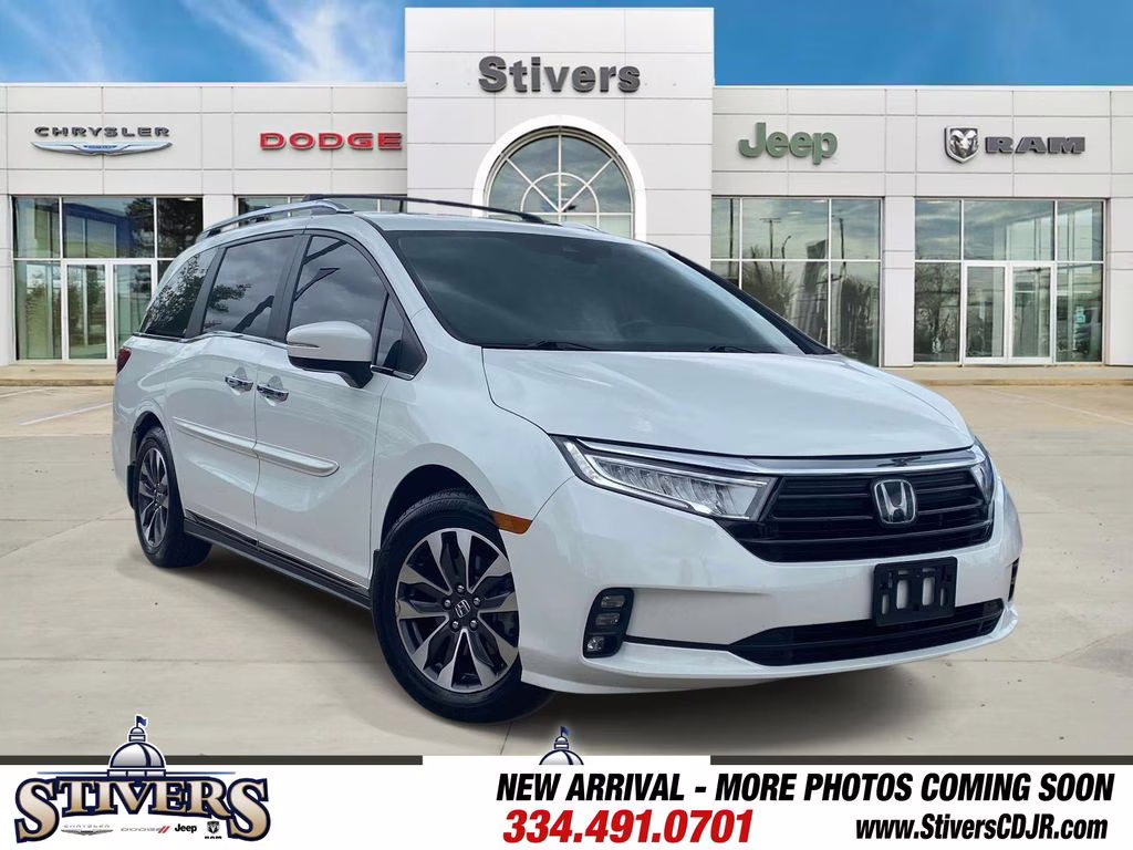 2022 Platinum White Pearl Honda Odyssey EX-L FWD Van