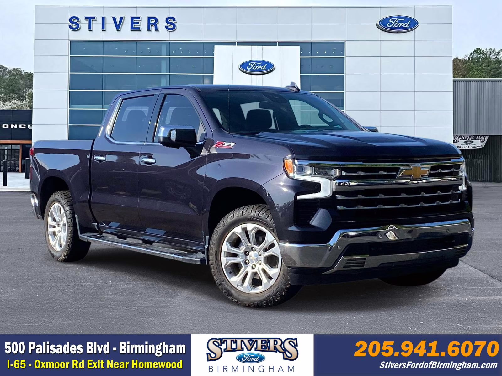 2022 Dark Ash Metallic Chevrolet Silverado 1500 LTZ 4X4 Truck
