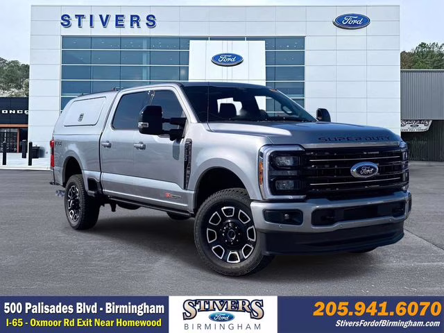 2024 Iconic Silver Metallic Ford Super Duty F-250 SRW Lariat 4X4 Truck