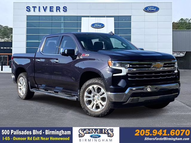 2022 Dark Ash Metallic Chevrolet Silverado 1500 LTZ 4X4 Truck