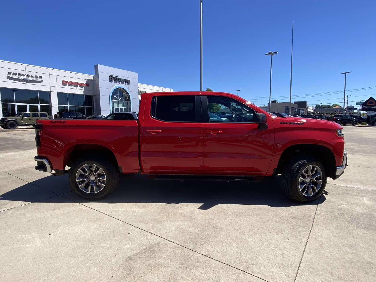 2022 Red Hot Chevrolet Silverado 1500 LTD LT 4X4 Truck