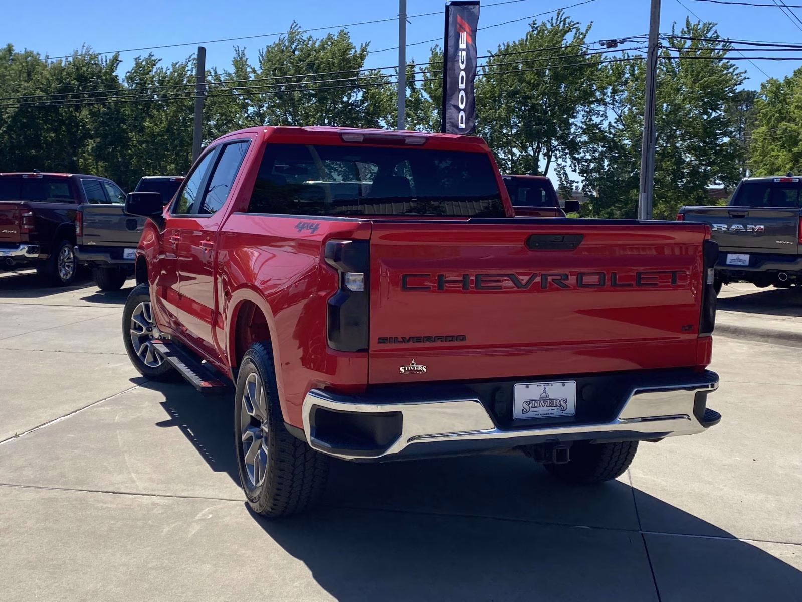 2022 Red Hot Chevrolet Silverado 1500 LTD LT 4X4 Truck
