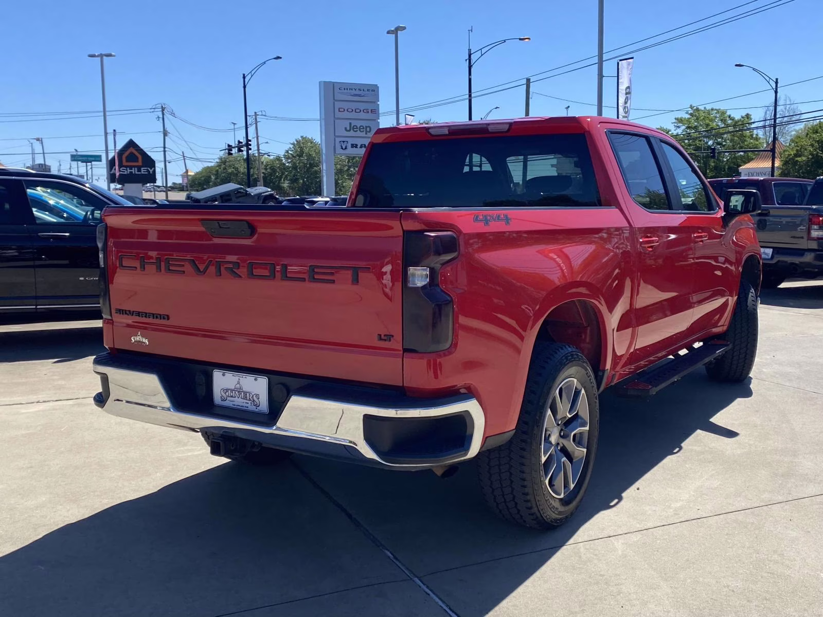 2022 Red Hot Chevrolet Silverado 1500 LTD LT 4X4 Truck