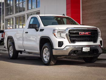 2021 Summit White GMC Sierra 1500 4WD Reg Cab 140 4X4 Truck