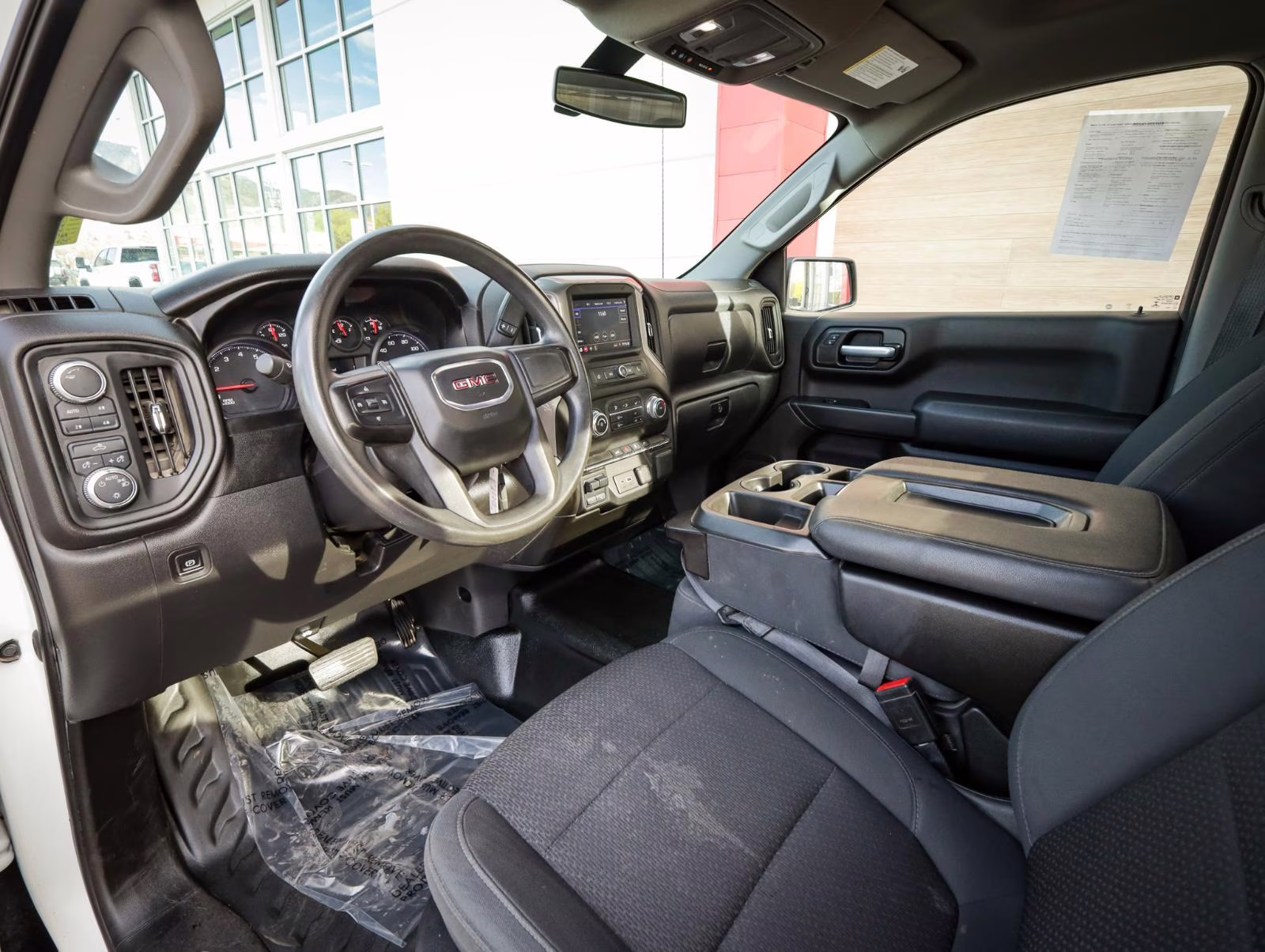 2021 Summit White GMC Sierra 1500 4WD Reg Cab 140 4X4 Truck