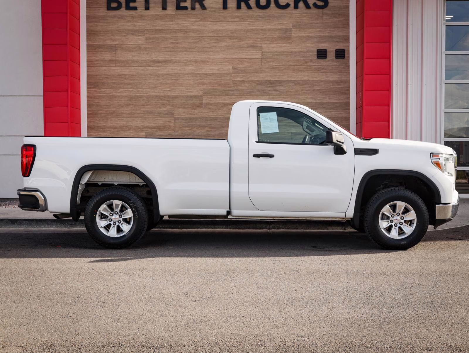 2021 Summit White GMC Sierra 1500 4WD Reg Cab 140 4X4 Truck