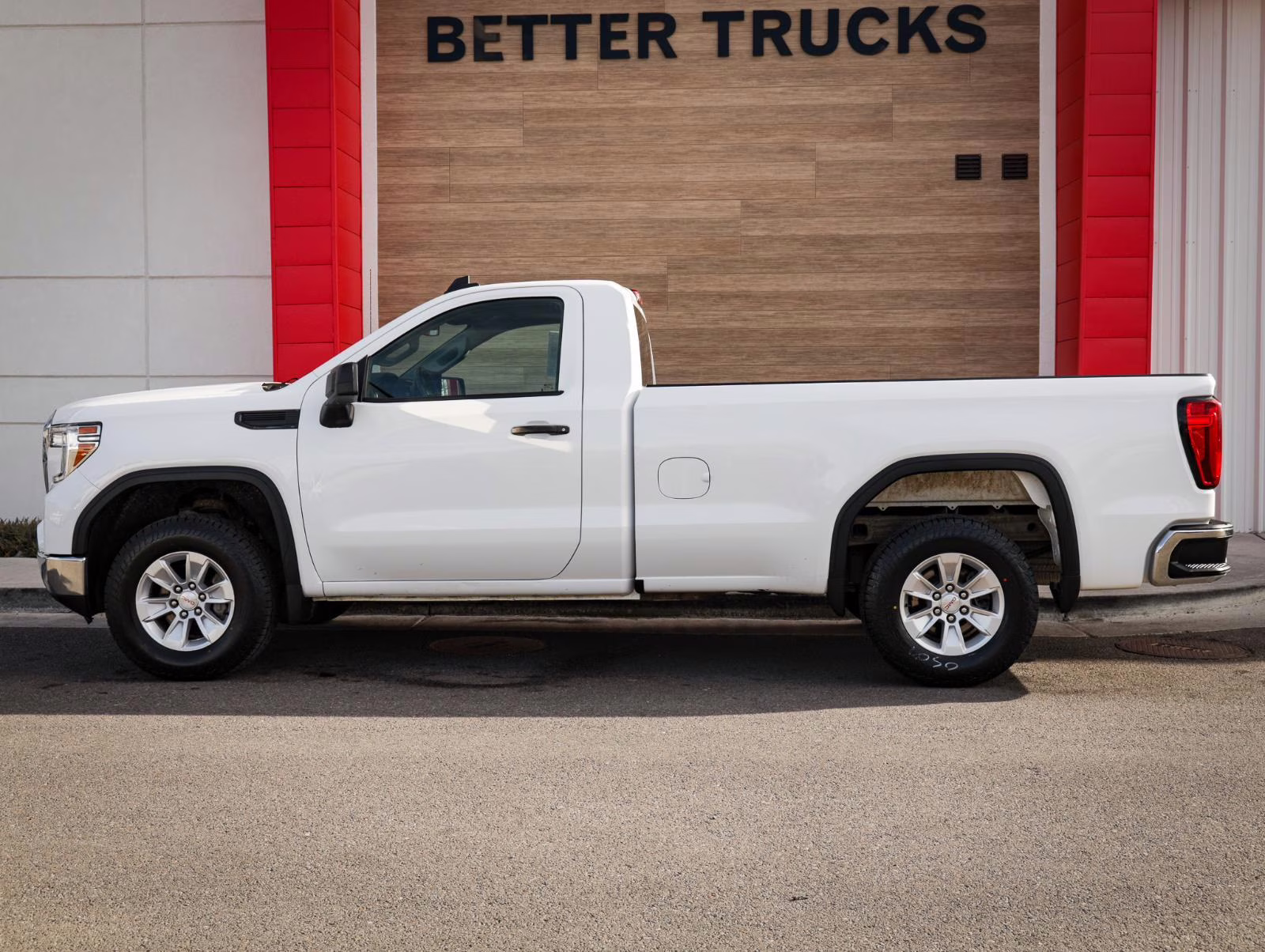 2021 Summit White GMC Sierra 1500 4WD Reg Cab 140 4X4 Truck