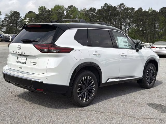 2026 Everest White Pearl/Super Black Nissan Rogue Platinum AWD SUV