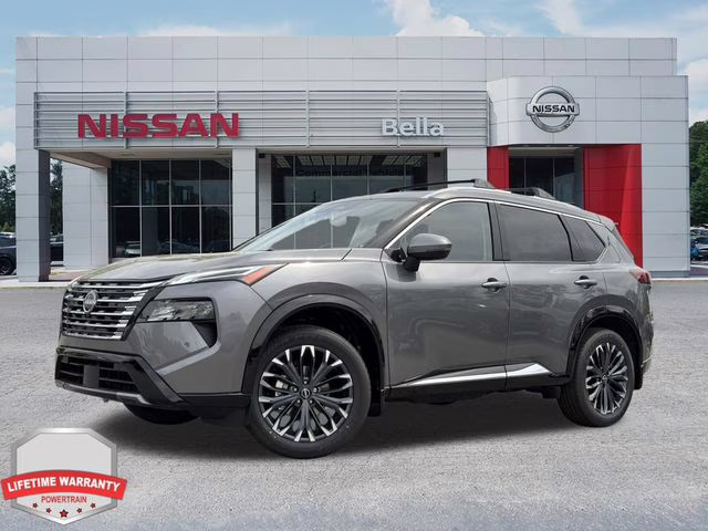 2026 Gun Metallic Nissan Rogue Platinum AWD SUV