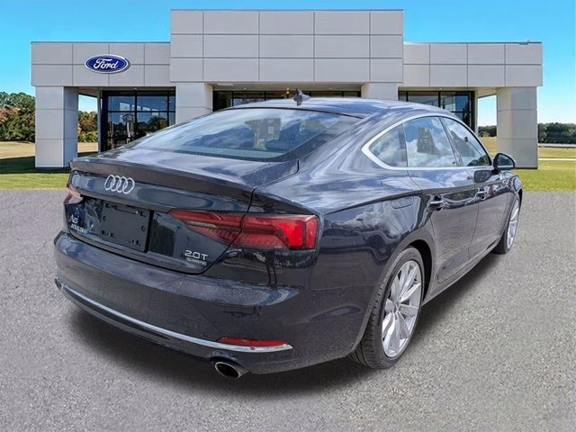 2018 Moonlight Blue Audi A5 Sportback Premium Plus AWD Hatchback
