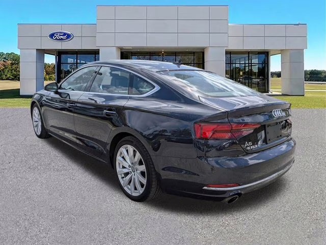 2018 Moonlight Blue Audi A5 Sportback Premium Plus AWD Hatchback