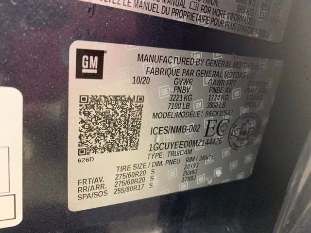 2021 Shadow Gray Metallic Chevrolet Silverado 1500 RST 4X4 Truck