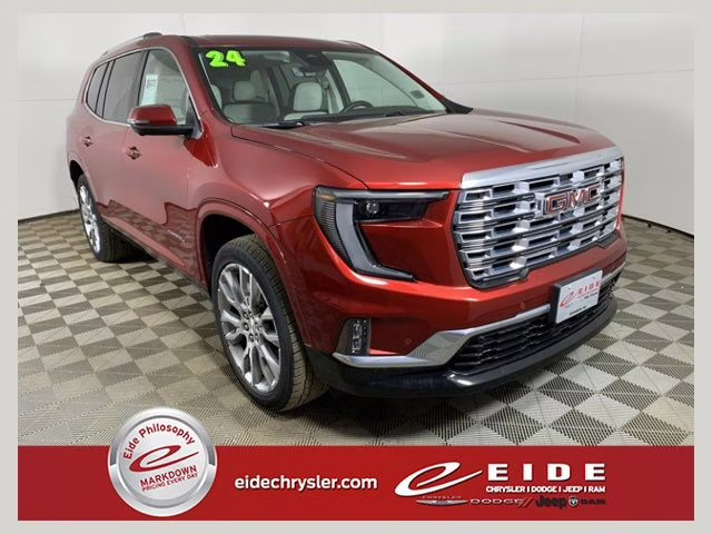 2024 Red GMC Acadia Denali AWD SUV