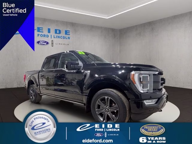 2023 Agate Black Metallic Ford F-150 Lariat 4X4 Truck