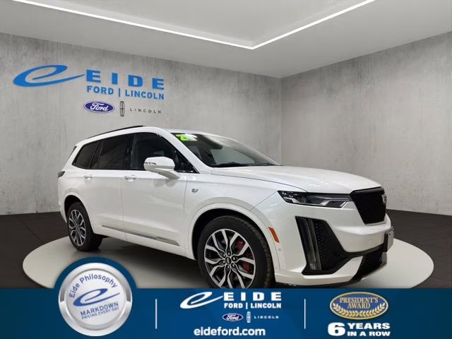 2024 Crystal White Tricoat Cadillac XT6 Sport AWD SUV