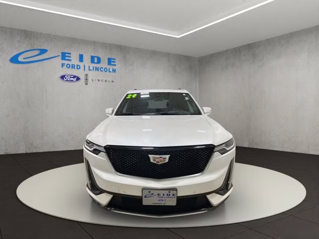 2024 Crystal White Tricoat Cadillac XT6 Sport AWD SUV