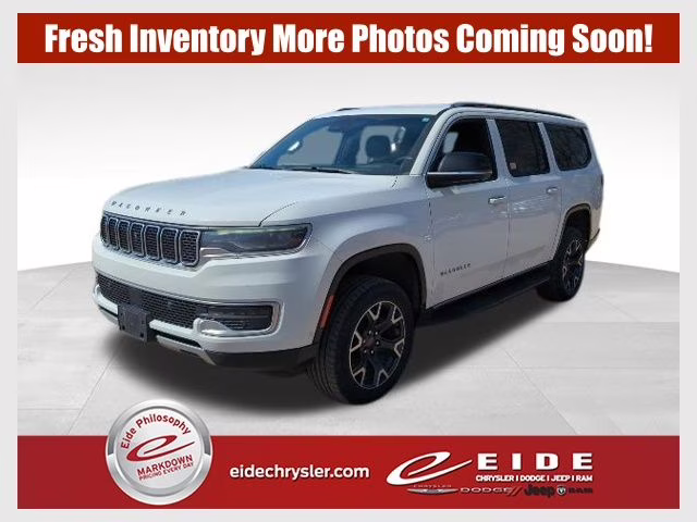 2023 Bright White Clearcoat Jeep Wagoneer L Series III 4X4 SUV