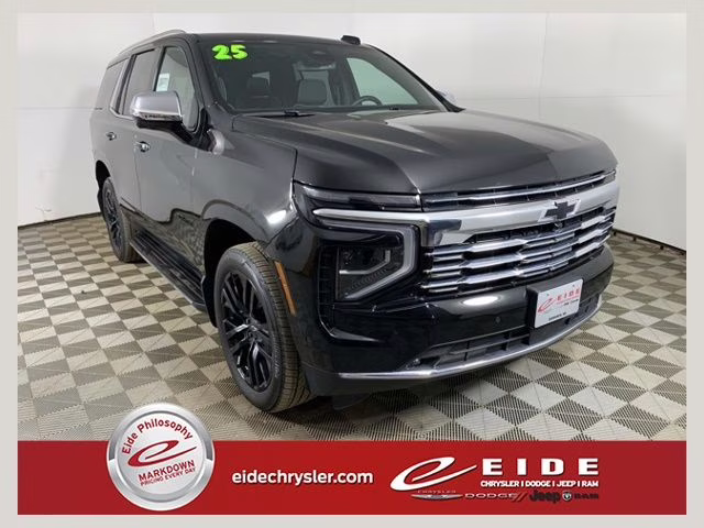 2025 Black Chevrolet Tahoe Premier 4X4 SUV
