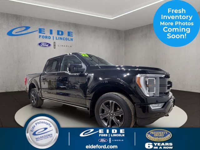 2023 Agate Black Metallic Ford F-150 Lariat 4X4 Truck