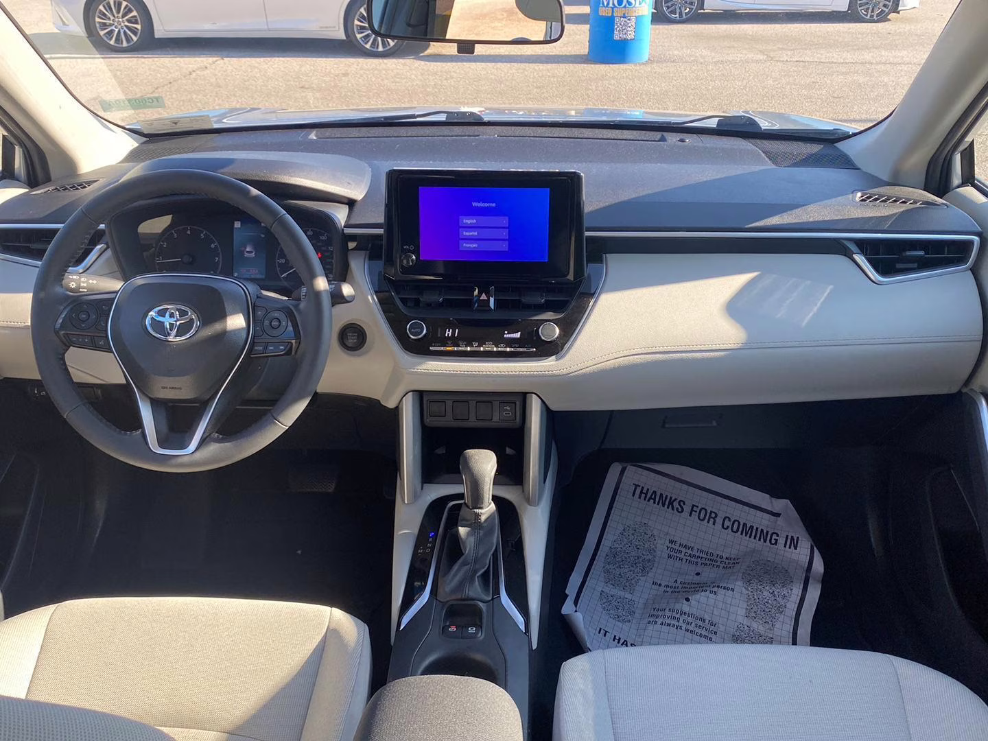 2024 Sonic Silver Toyota Corolla Cross LE AWD SUV