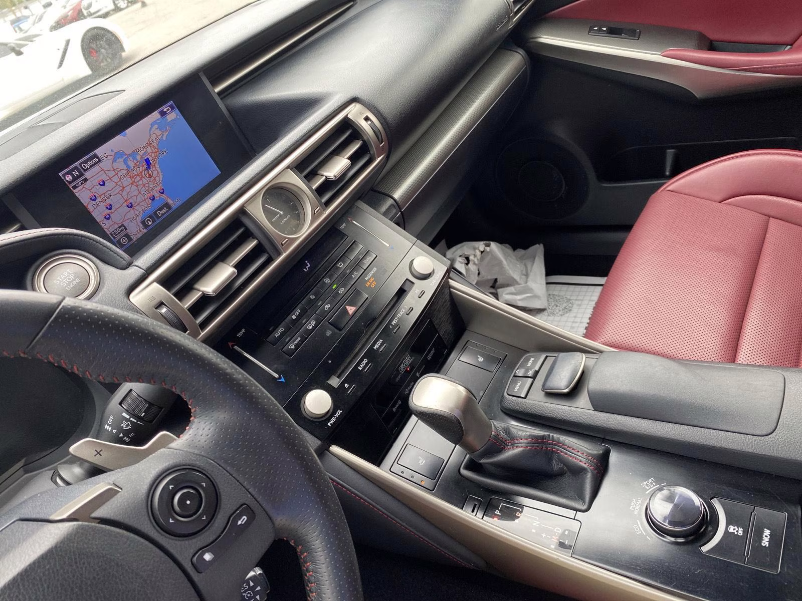 2014 Ultra White Lexus IS 350 SEDAN RWD Sedan