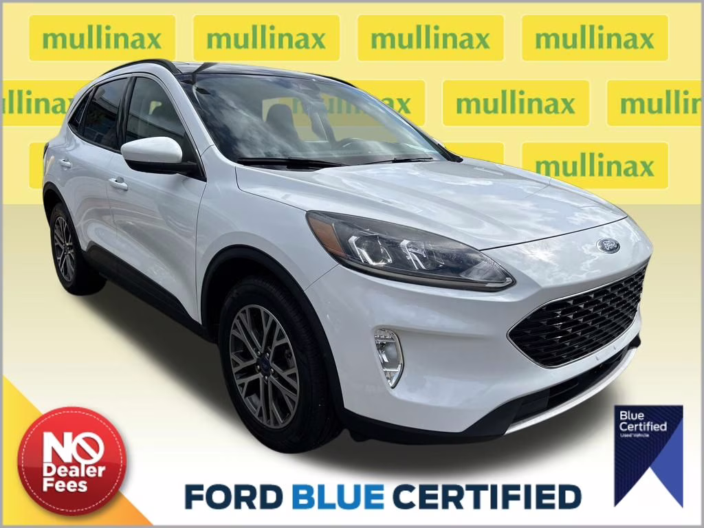 2020 Oxford White Ford Escape SEL AWD SUV