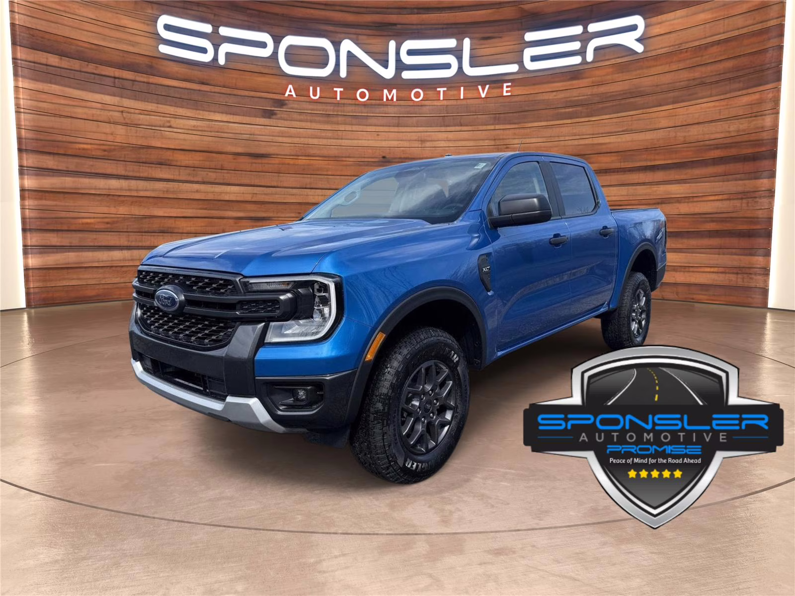 2026 Velocity Blue Metallic Ford Ranger XLT 4X4 Truck