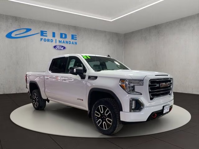 2021 Summit White GMC Sierra 1500 AT4 4X4 Truck