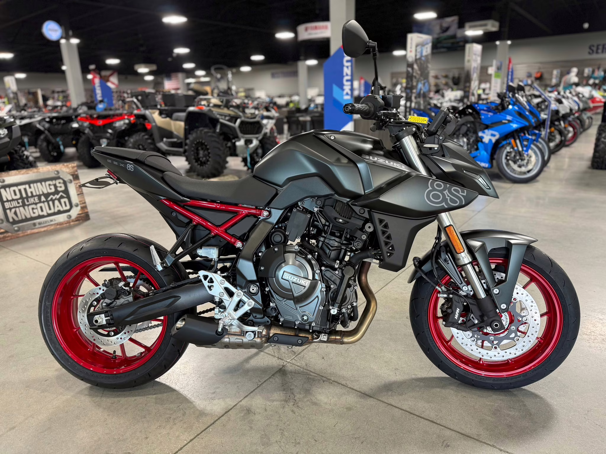 2025 Black Suzuki GSX 8S Motorcycle