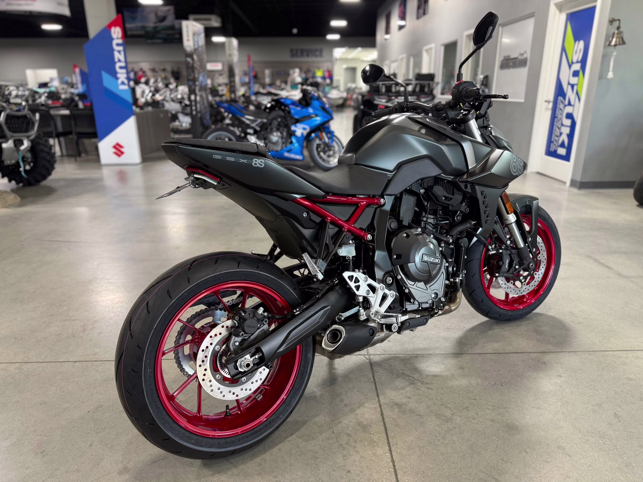 2025 Black Suzuki GSX 8S Motorcycle