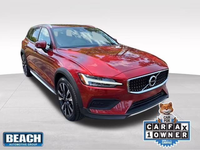 2020 Fusion Red Metallic Volvo V60 Cross Country T5 AWD Crossover