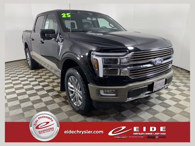 2025 Agate Black Metallic Ford F-150 King Ranch 4X4 Truck