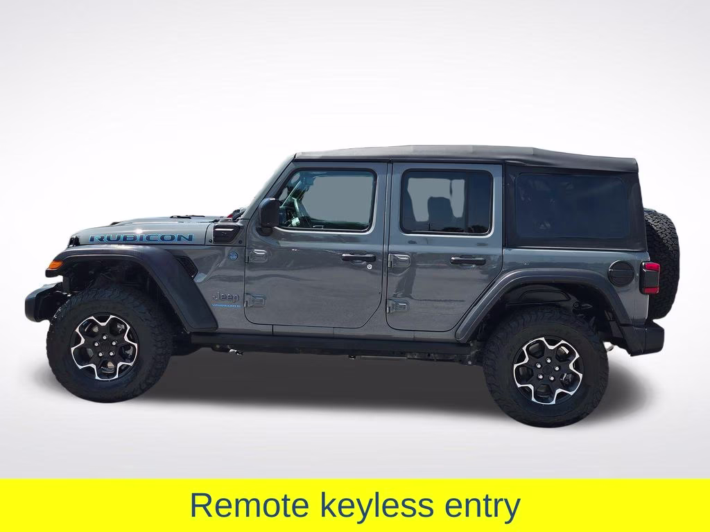 2023 Sting-Gray Clearcoat Jeep Wrangler Rubicon 4xe 4X4 SUV